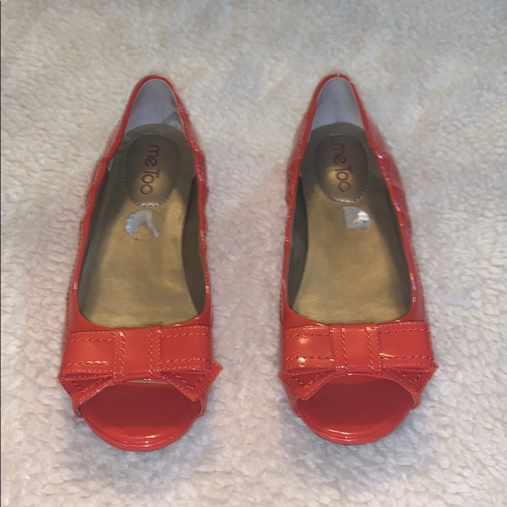 Brand New Me Too Orange Franny Flats 7.5